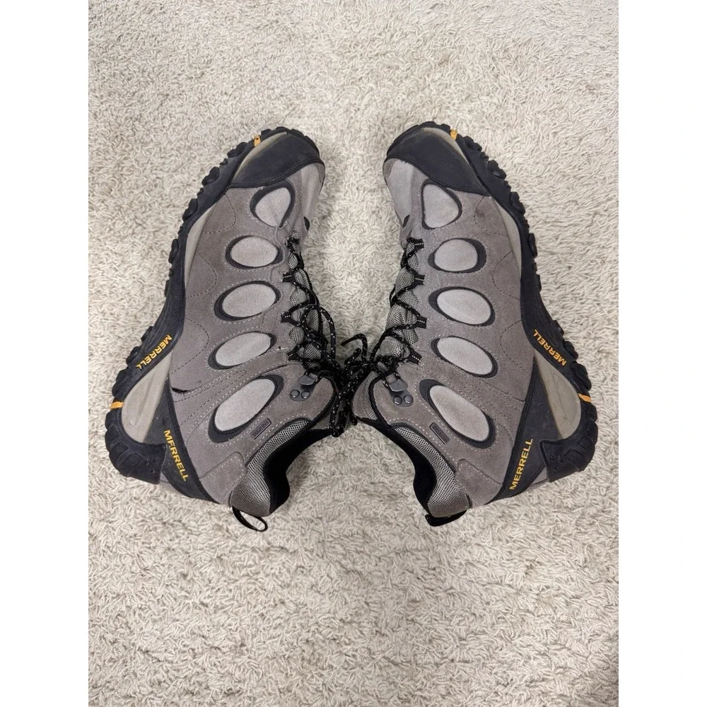 MERRELL Refuge Core Brindle Black Mid Performance Waterproof Boots Men's 14 Hike